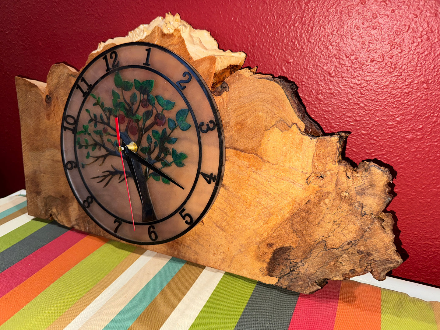 Live Edge Resin Clocks - Tree