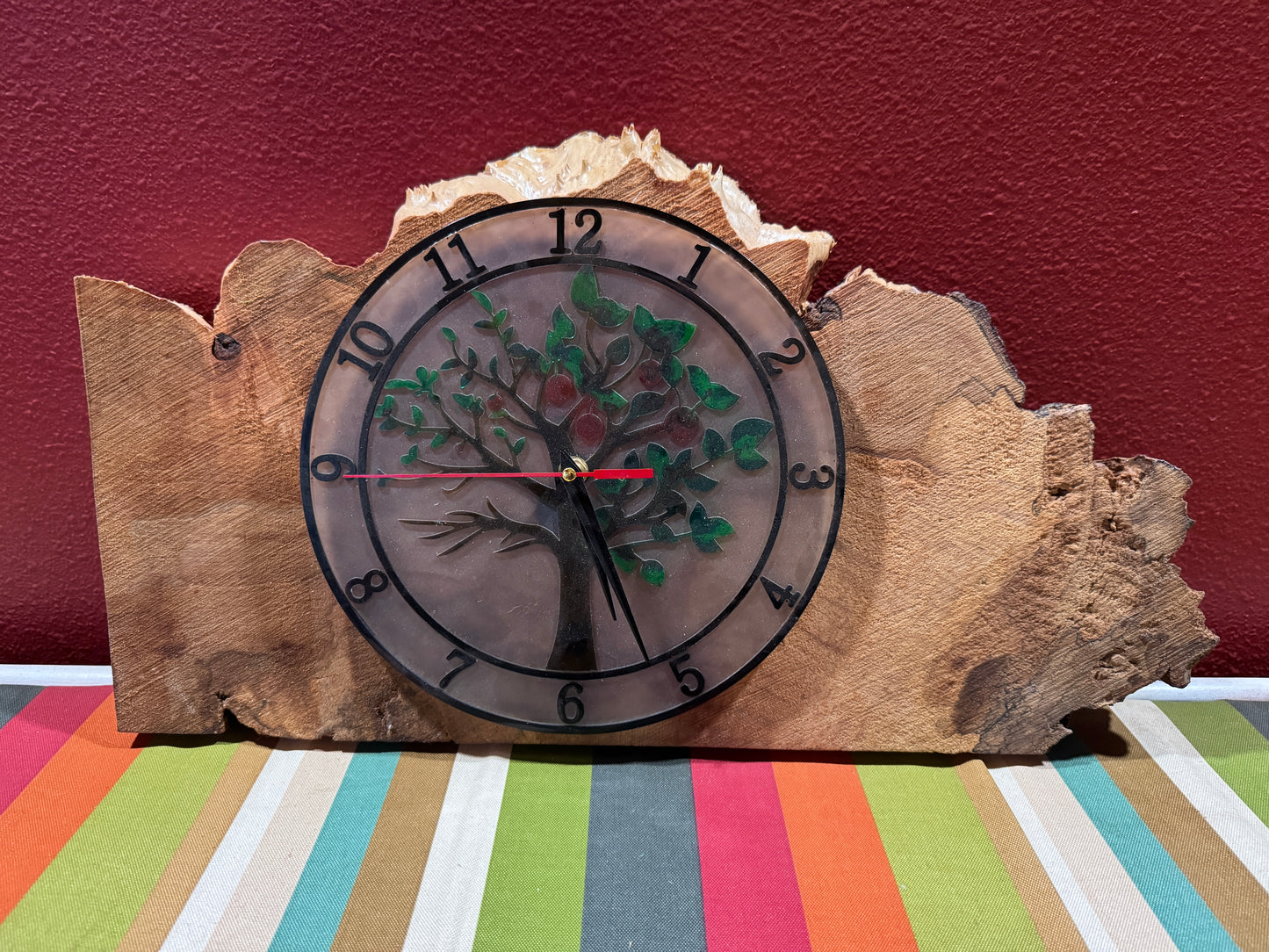 Live Edge Resin Clocks - Tree
