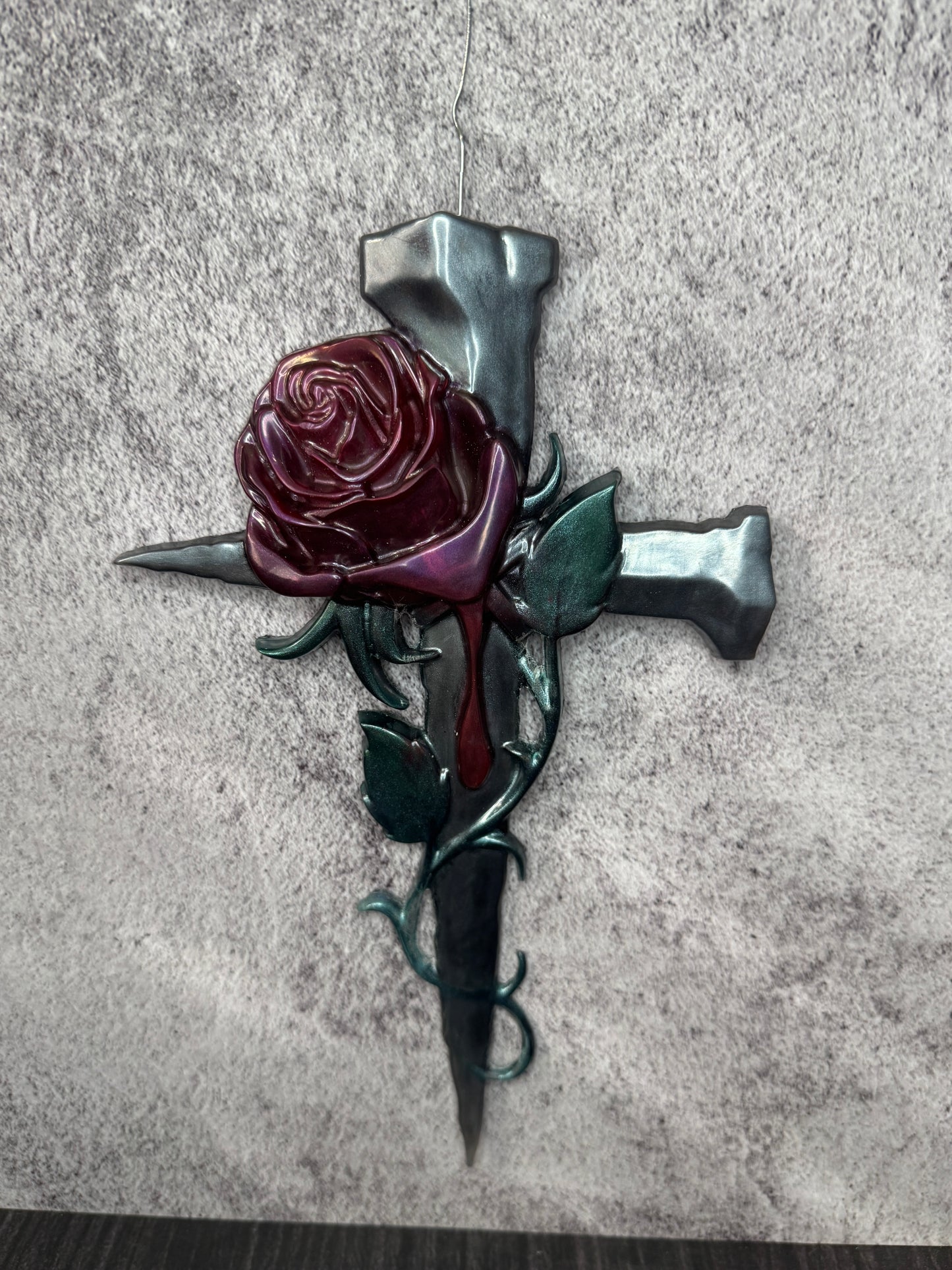 "Eternal Bloom" Wall Cross
