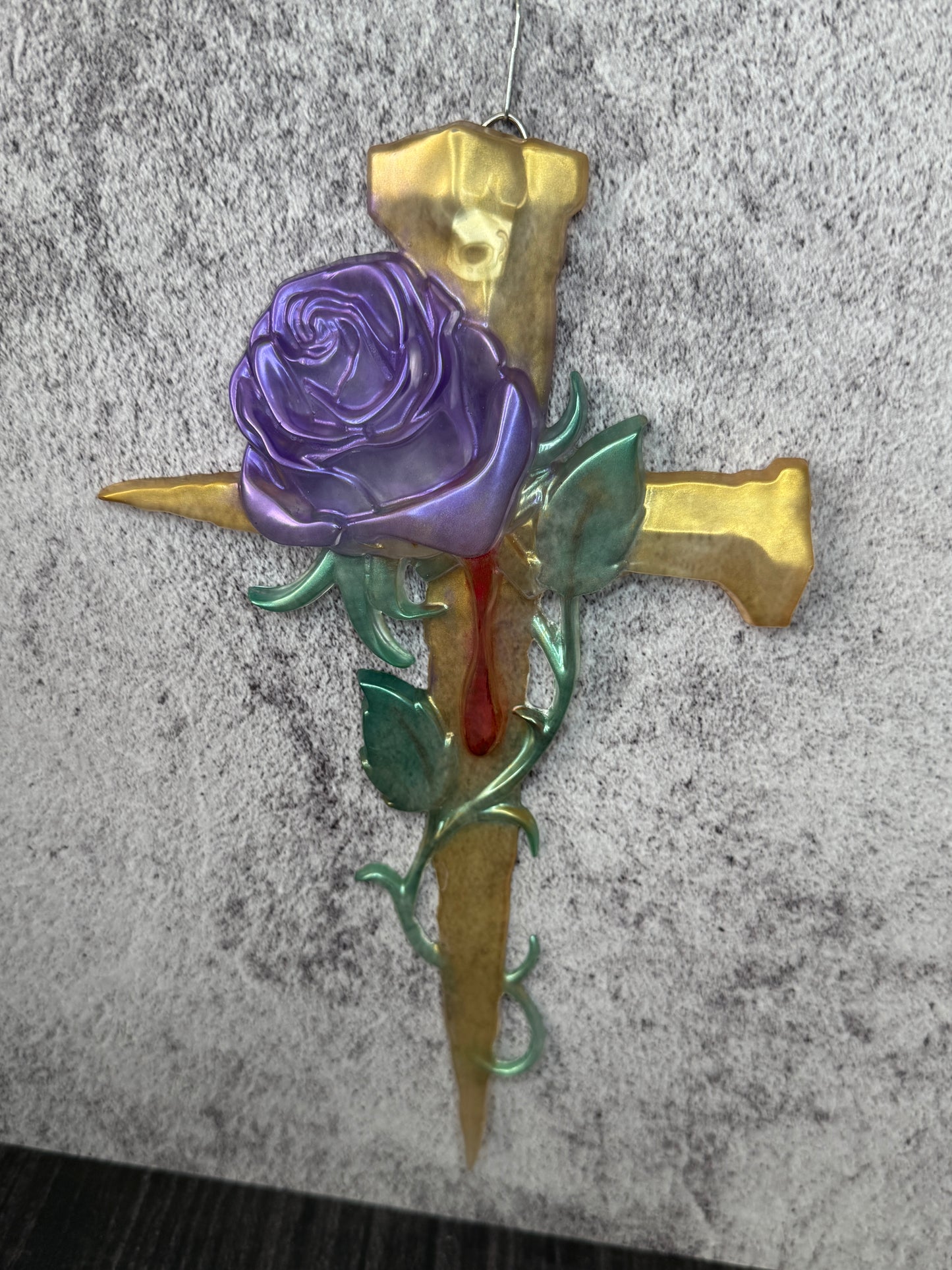 "Eternal Bloom" Wall Cross